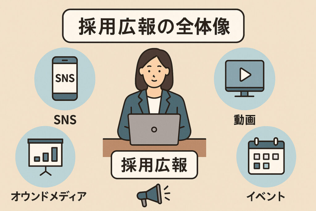 採用広報の全体像