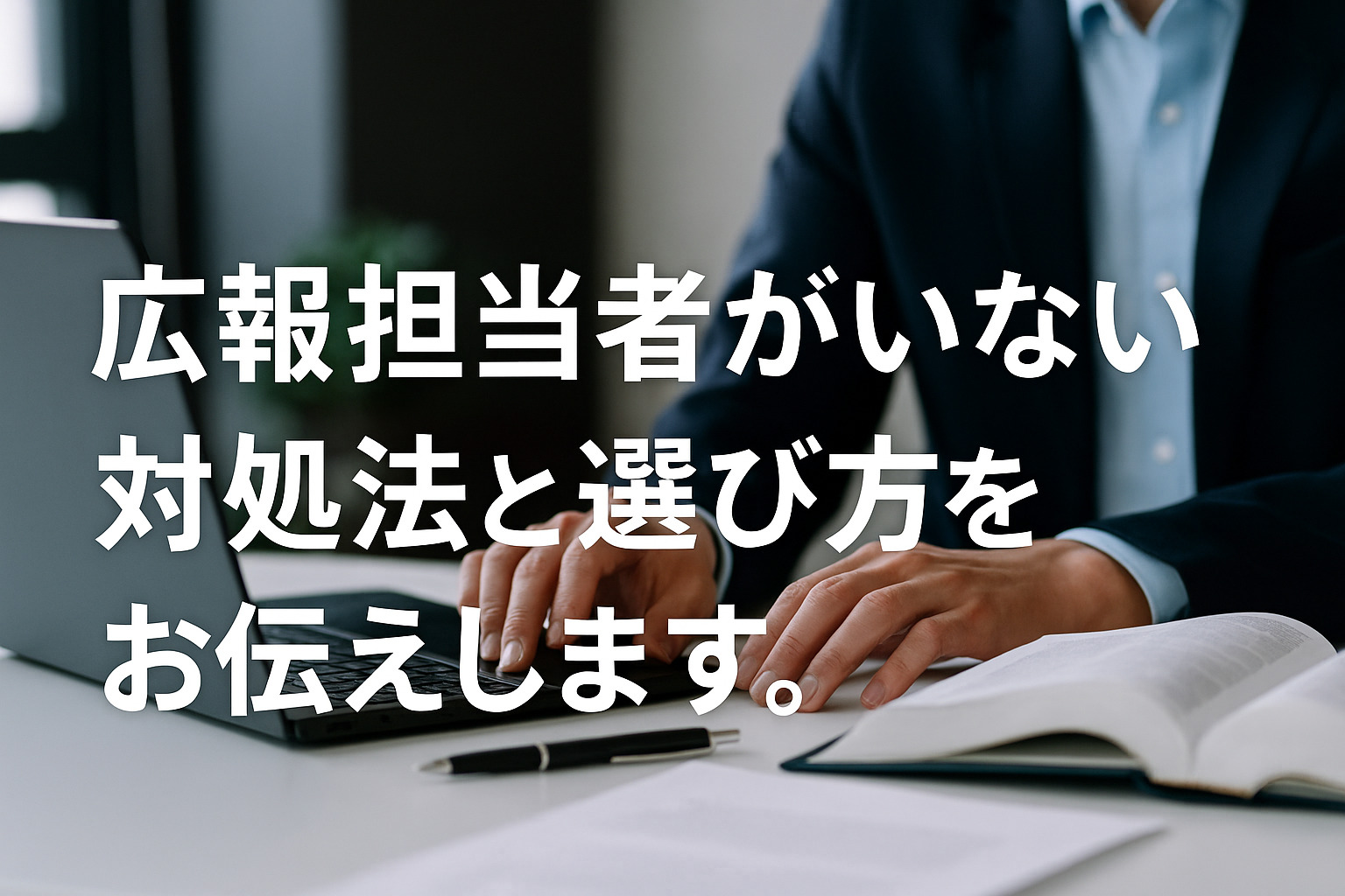 広報担当者がいない 対処法と選び方をお伝えします