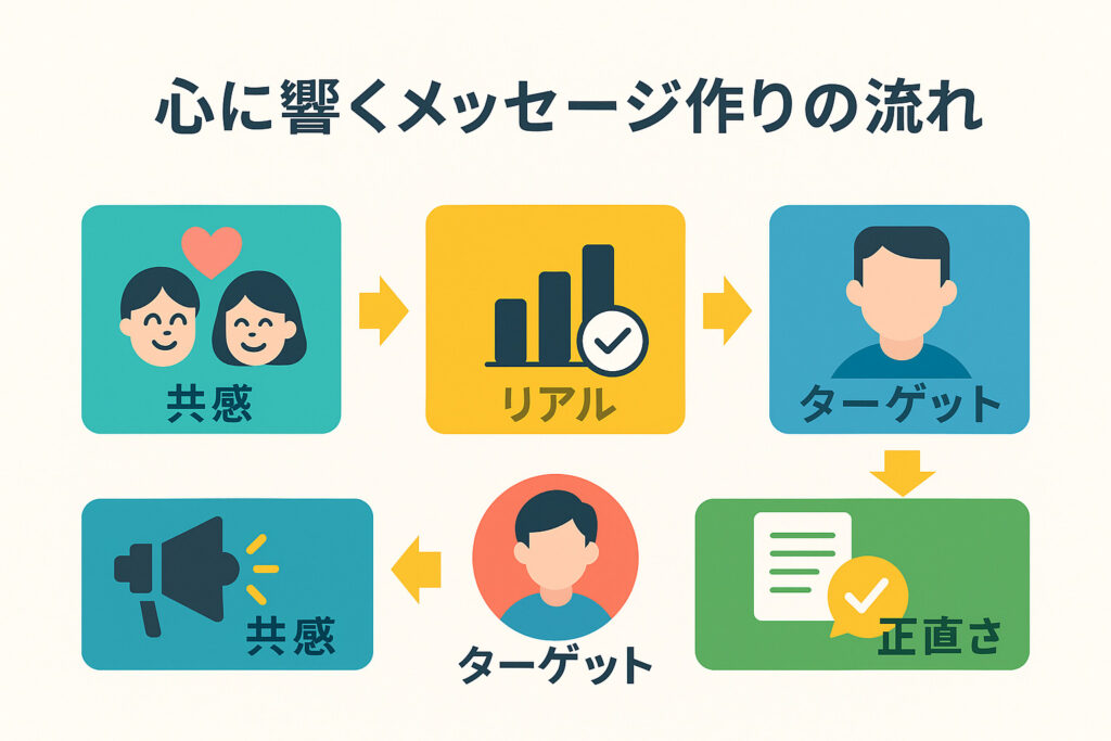 メッセージの流れについて