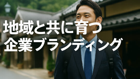 地域と共に育つ企業ブランディング
