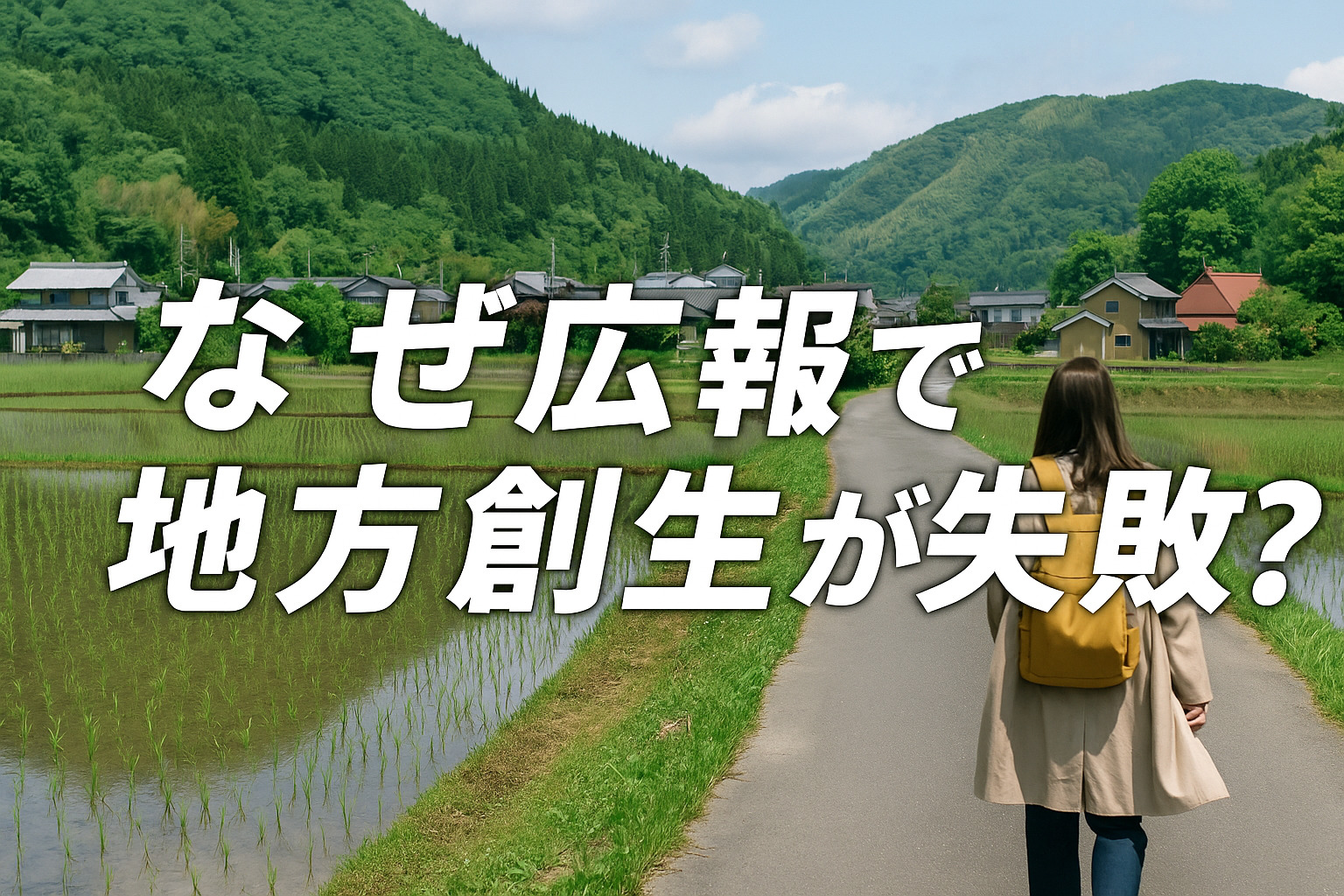 地方創生が広報で失敗