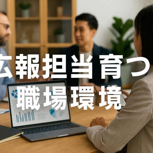 広報担当が育つ職場環境