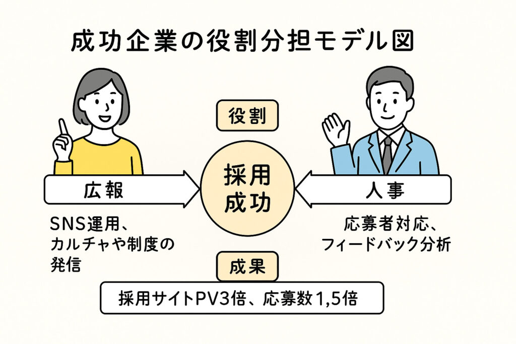 成功企業の役割分担モデル