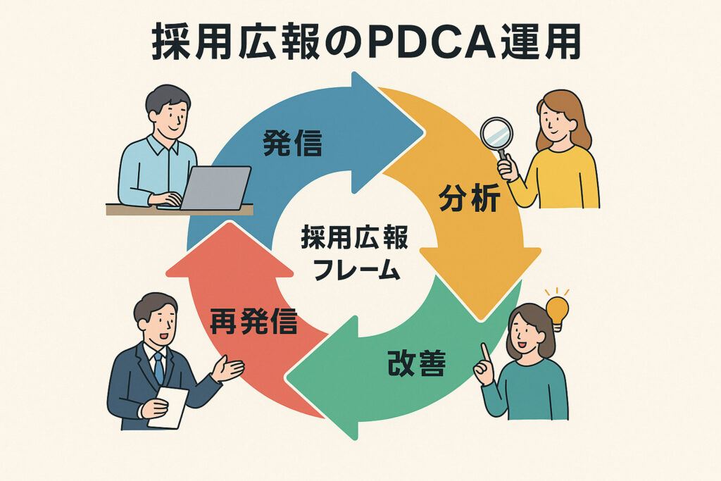 採用広報のPDCA