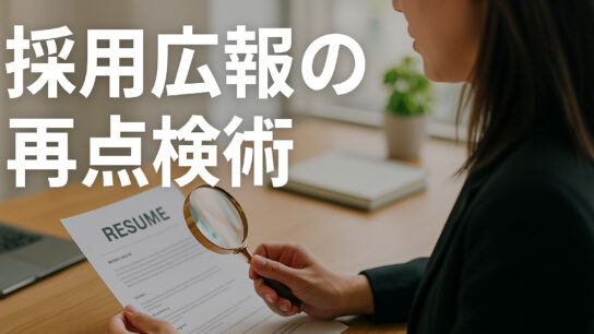 採用広報の再点検術