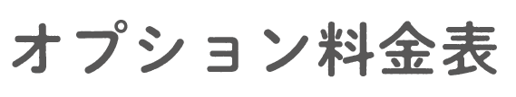 オプション料金表