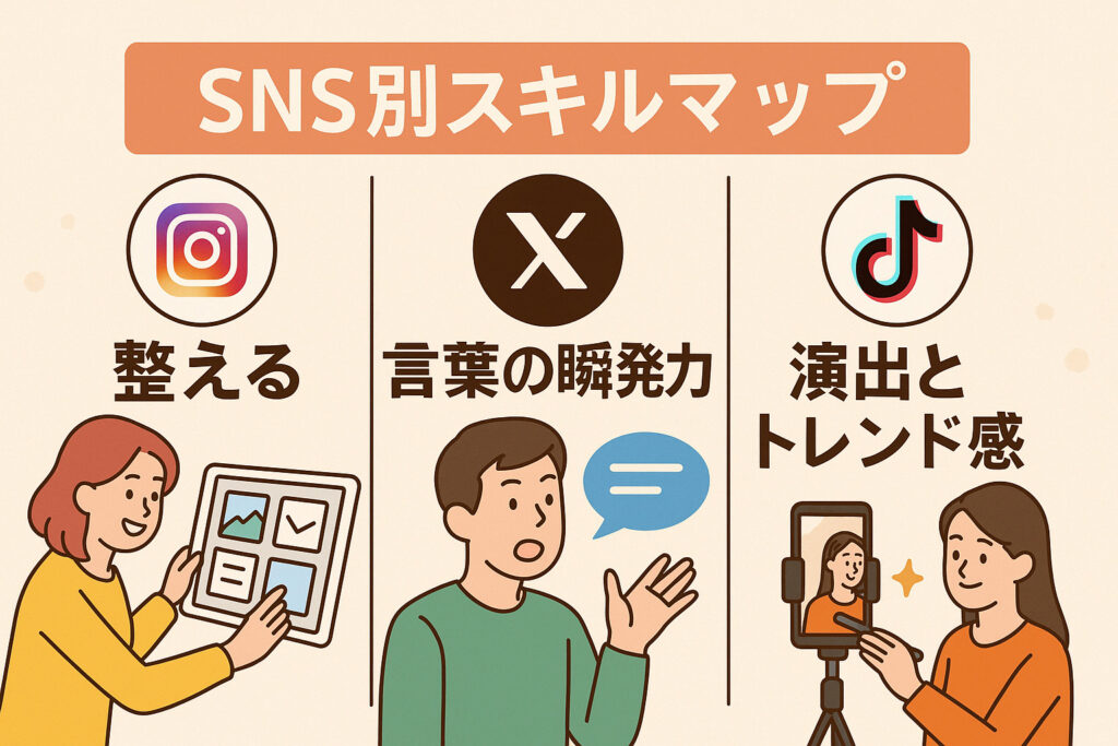 SNS別スキルマップ