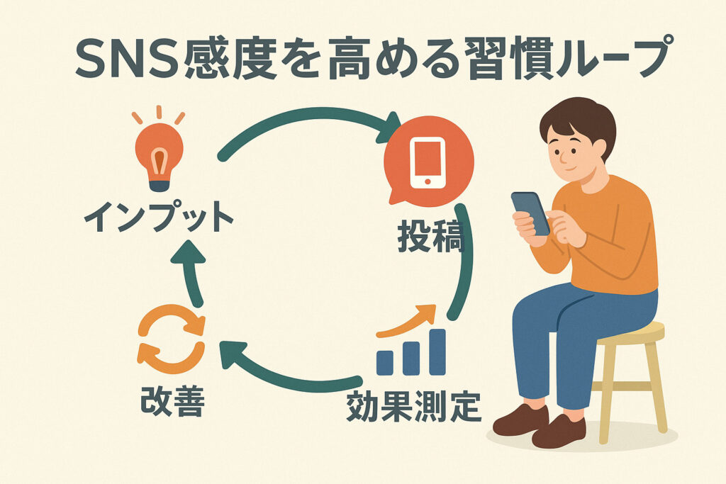 SNS感度を高めるループ