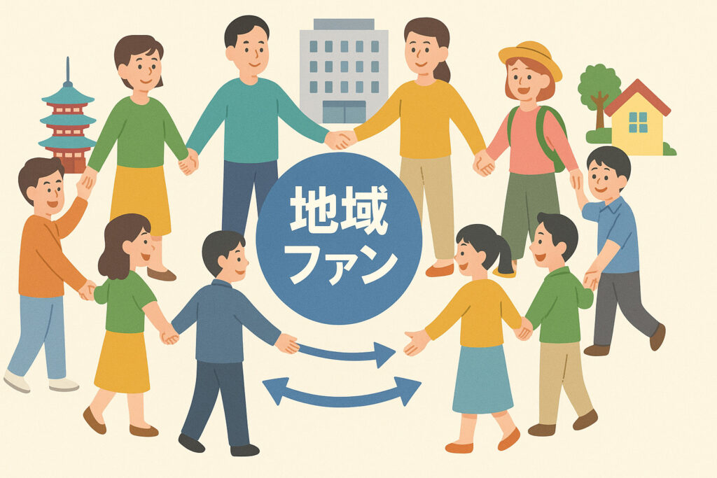 地域ファンが増えた図