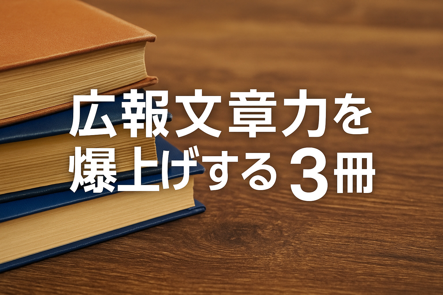 広報文章力を爆上げする3冊