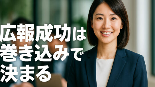 広報成功は巻き込みで決まる