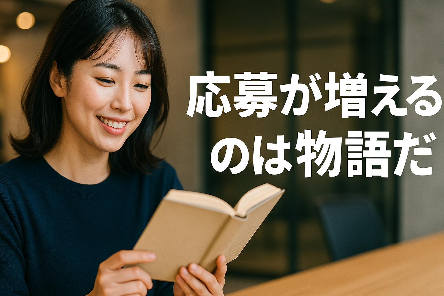 応募が増えるのは物語だ