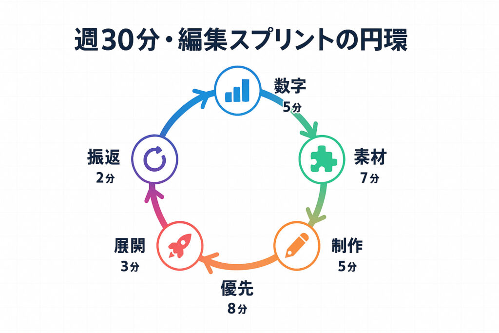 編集スプリントの円環