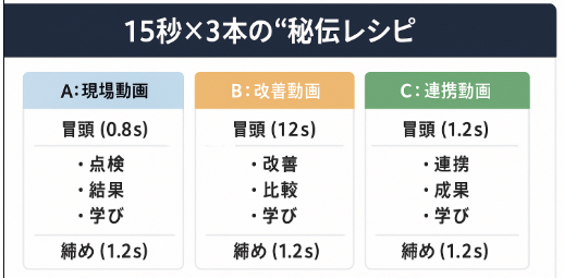 動画3本の秘伝レシピ