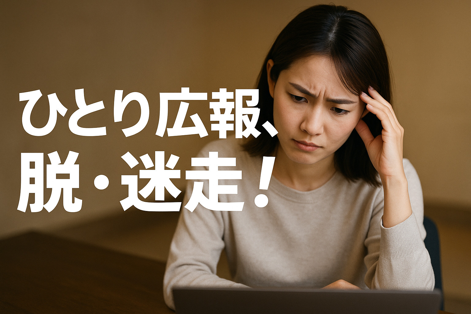 ひとり広報、脱・迷走