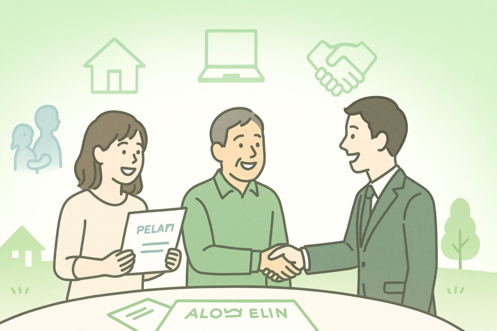 地域が動き出す雰囲気を出すイメージ